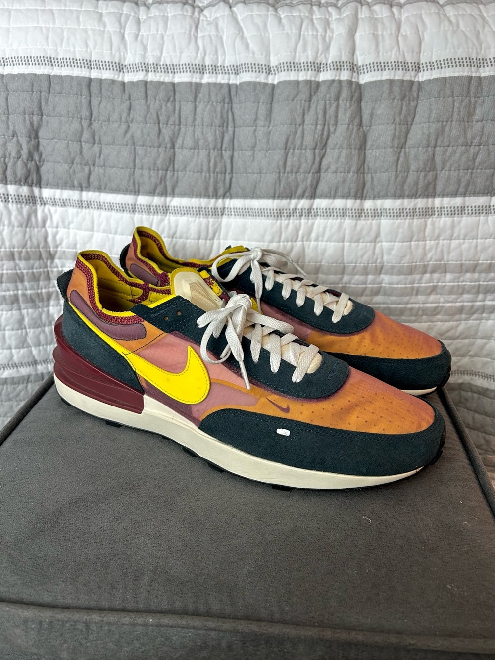 Nike x Carolina Men's Sneakers US 14 Orange & Black